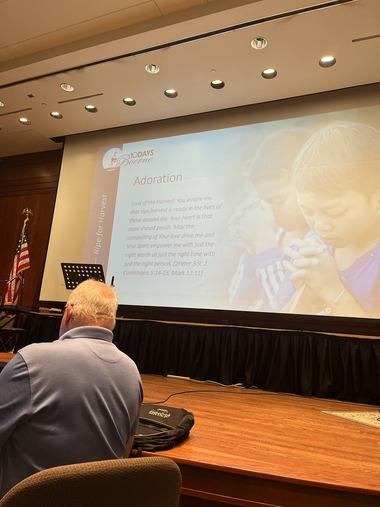 Adoration guides our prayers