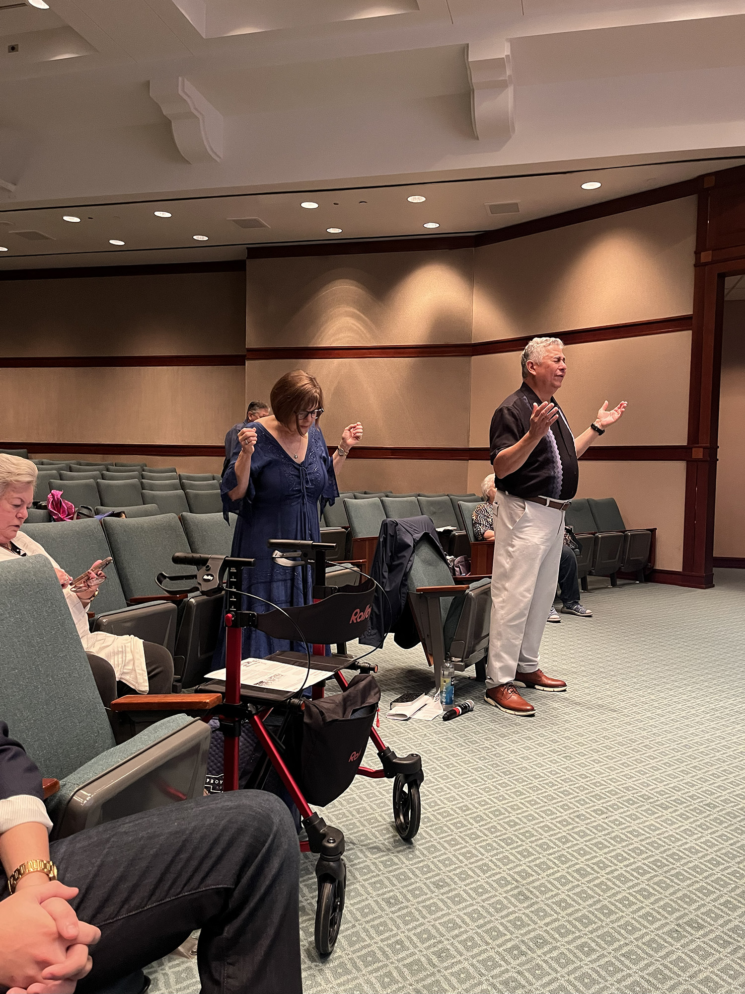 Pastors and state capitol personnel worship in unity
