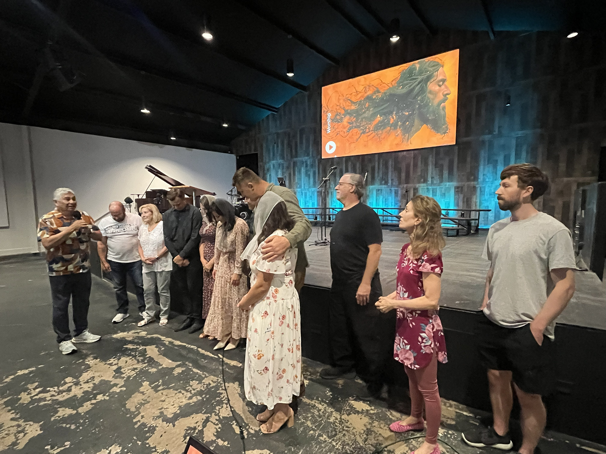 God Will Provide prayer leaders and Boerne Prays gather for prayer