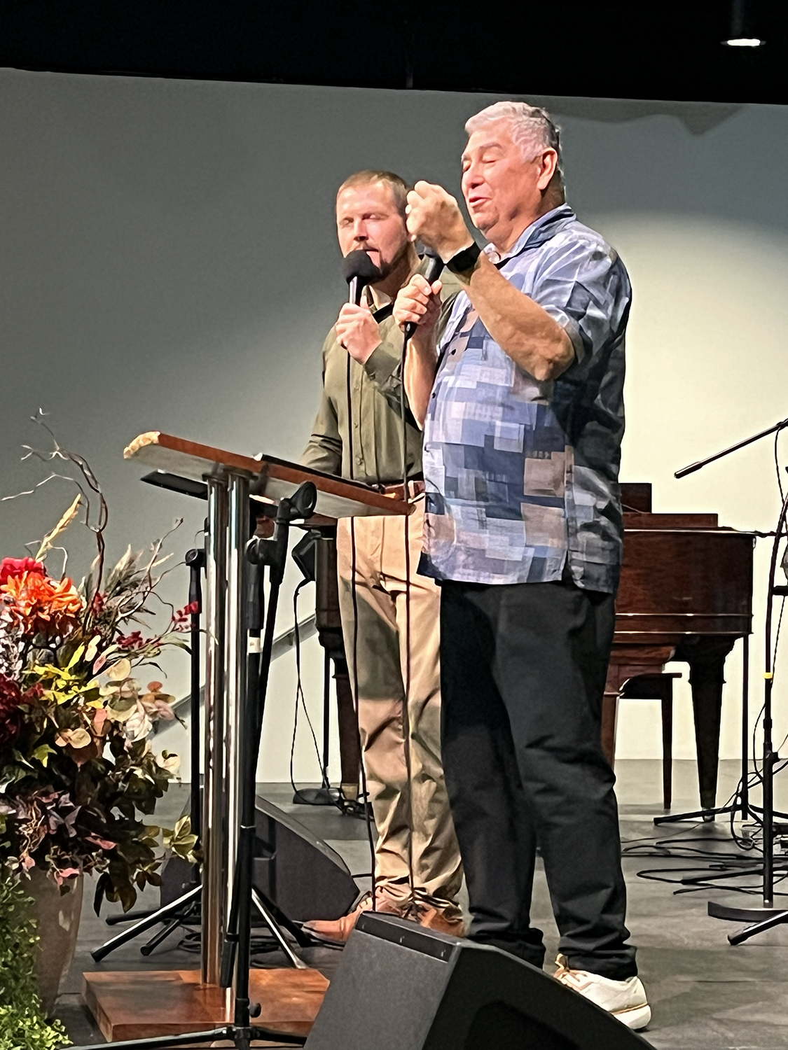 Pastor Ruben preaches on the power of the Gospel to change lives