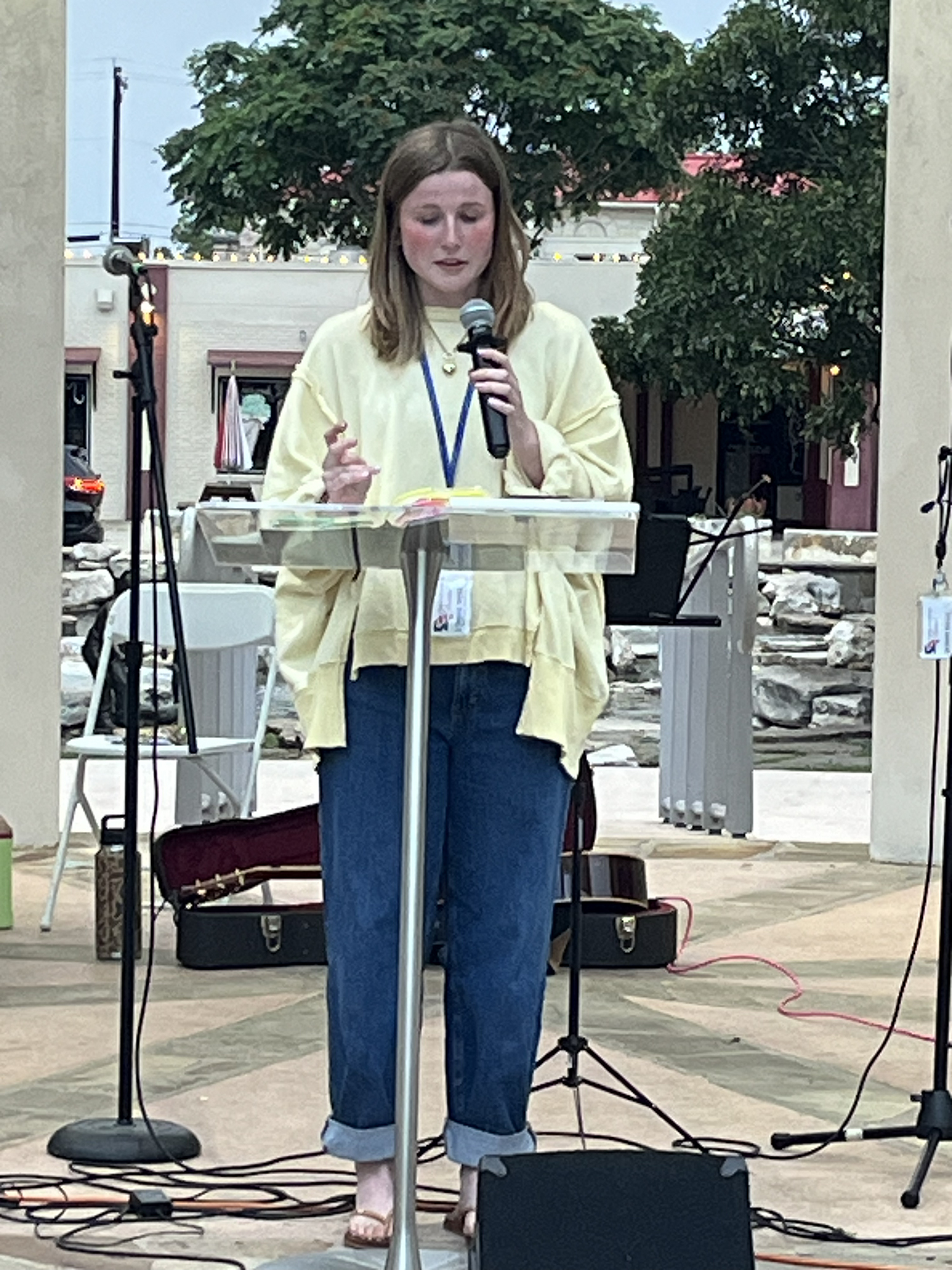 Kimber delivers a heartfelt appeal to make Jesus first