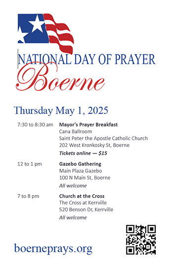 2025 National Day of Prayer Boerne 11 by 17 Poster