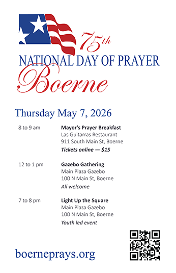 2026 National Day of Prayer Boerne 11 by 17 Poster